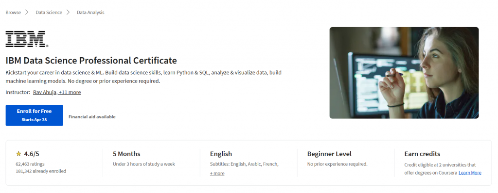 data science online courses