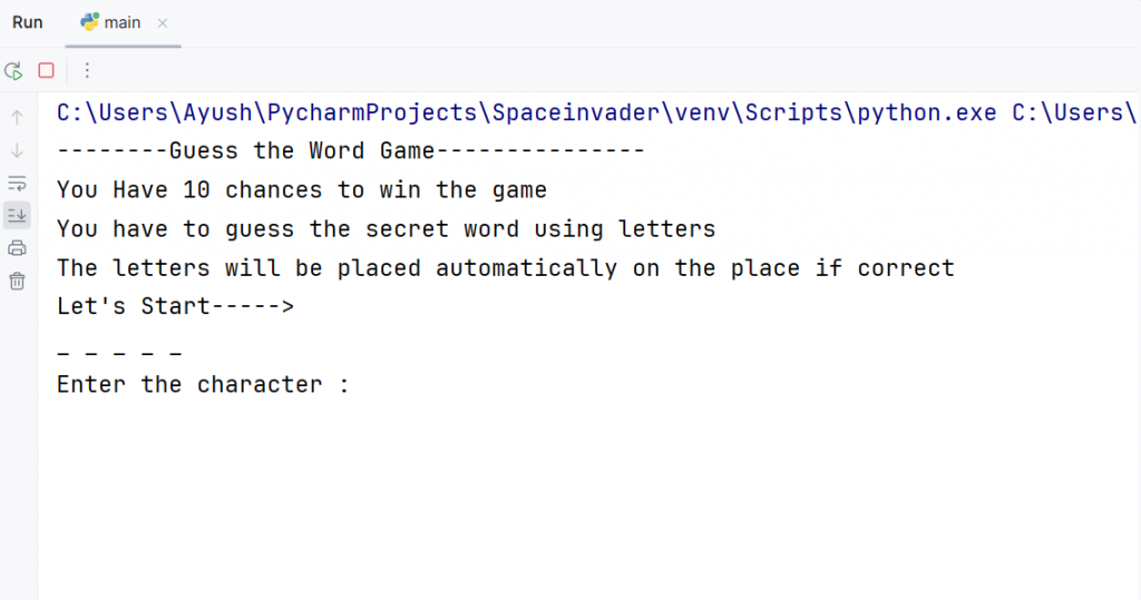 python game