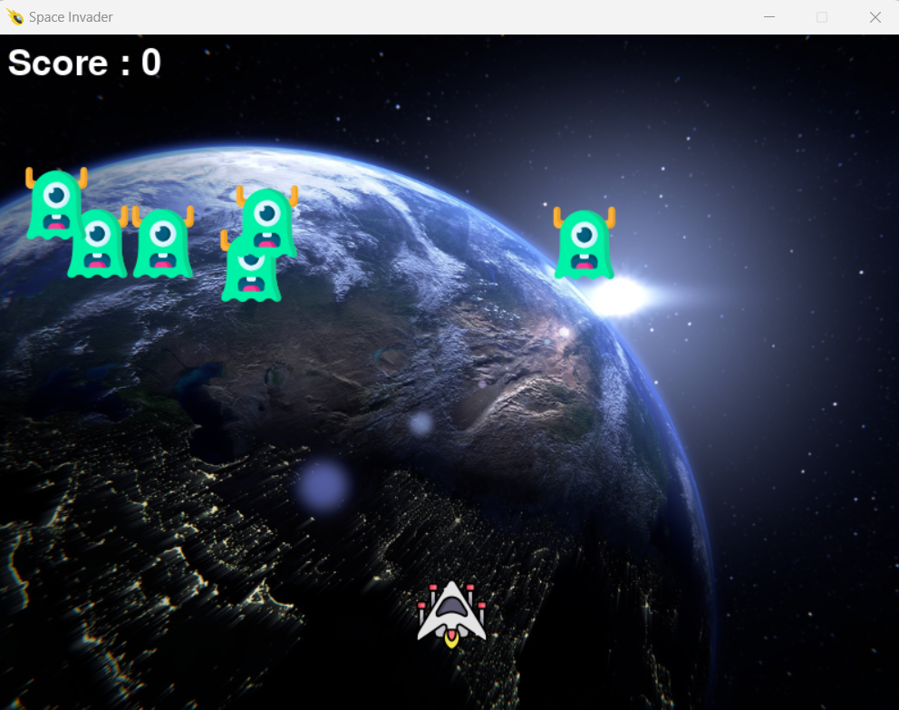 python game: space invader